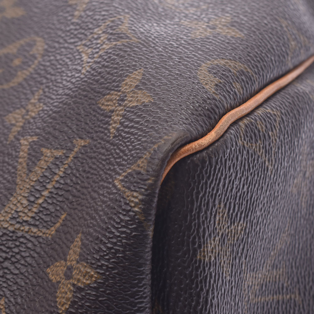 LOUIS VUITTON Monogram Keepall Brown Canvas Boston Bag - Picture 7 of 9